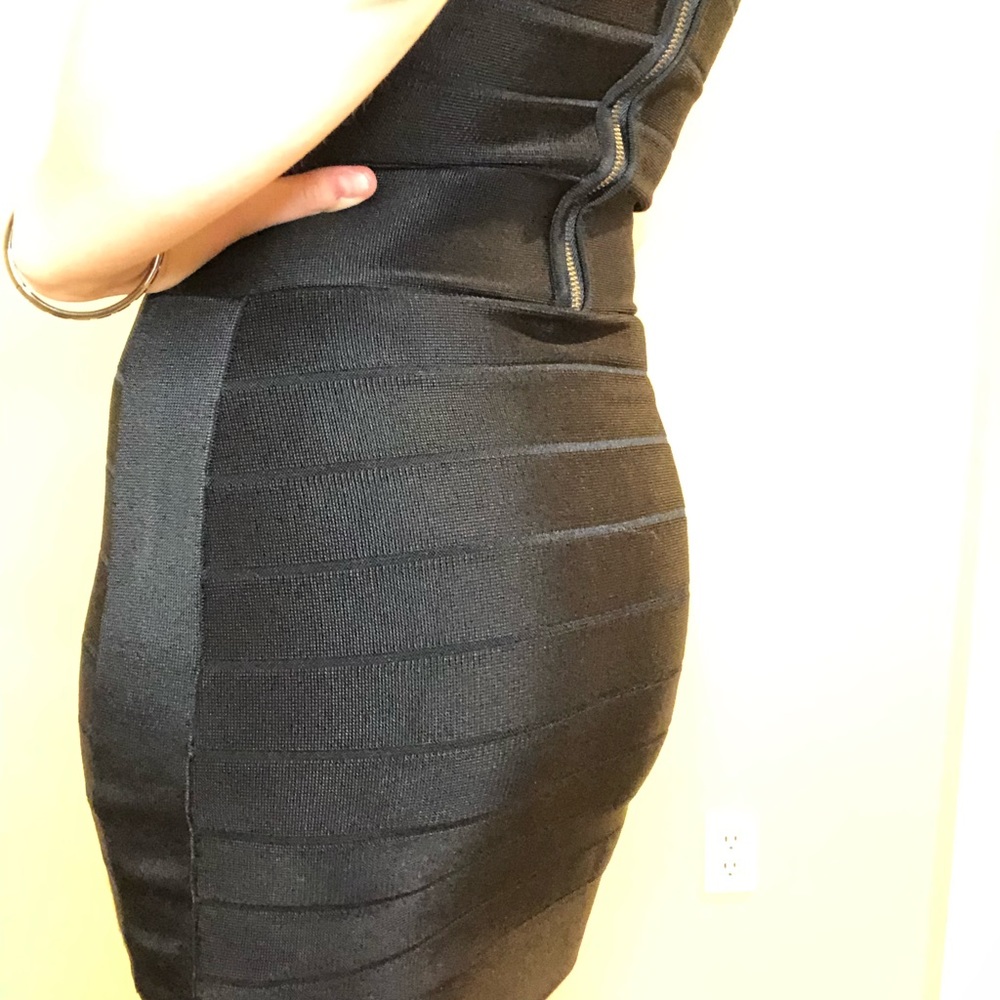 French Connection Bandage Cap Sleeve Bodycon Dress - Picture 9 of 9